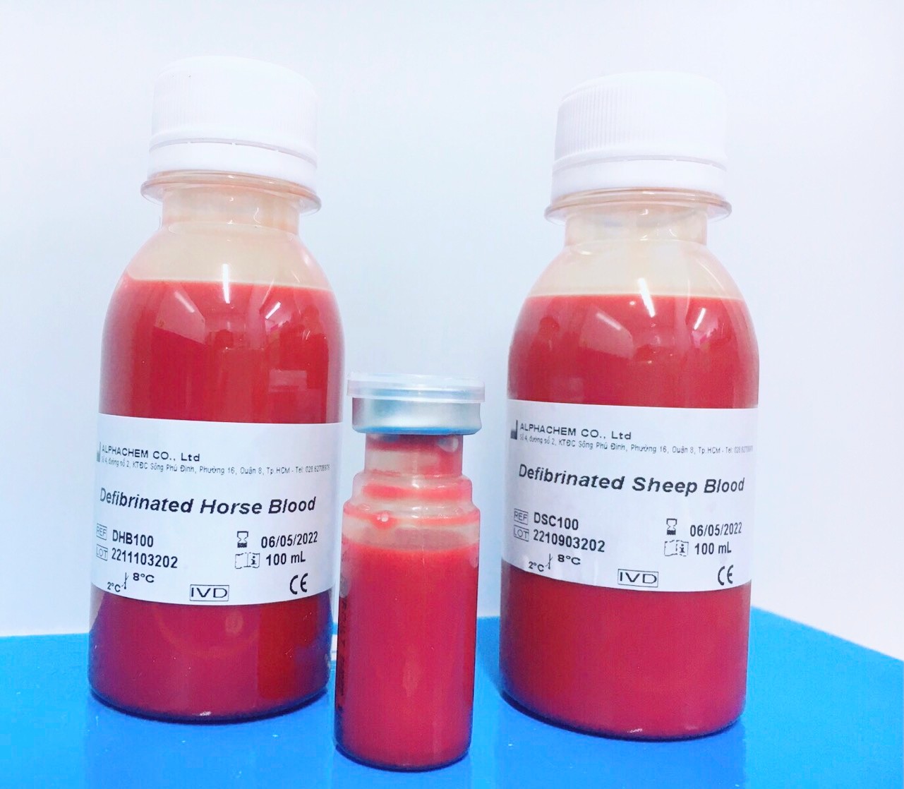 Máu ngựa đã khử sợi huyết 100ml/Lọ